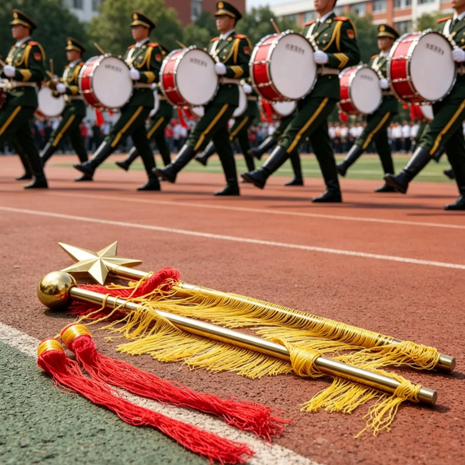 Stainless Steel Leadership Baton Decorative Tassels Drum Major Leadership Baton Tasseled Conductor Baton Professional Grade
Stainless Steel Leadership Baton Decorative Tassels Drum Major Leadership Baton Tasseled Conductor Baton Professional Grade