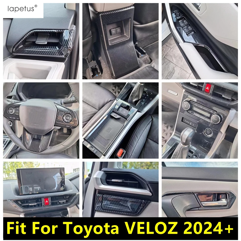 Side Middle Air AC Vent / Gear Shift Panel / Glove Box / Steering Wheel Frame Cover Trim For Toyota VELOZ 2024 2025 Accessories
Side Middle Air AC Vent / Gear Shift Panel / Glove Box / Steering Wheel Frame Cover Trim For Toyota VELOZ 2024 2025 Accessories