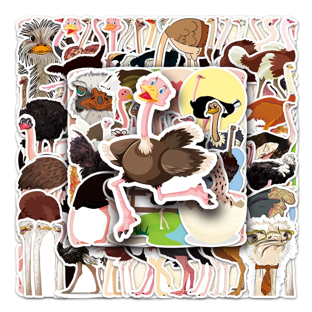 50pcs Ostrich Stickers For Laptop Suitcase Scrapbook Stationery DIY Vintage Custom Cartoon Animal Sticker Scrapbooking Material
50pcs Ostrich Stickers For Laptop Suitcase Scrapbook Stationery DIY Vintage Custom Cartoon Animal Sticker Scrapbooking Material