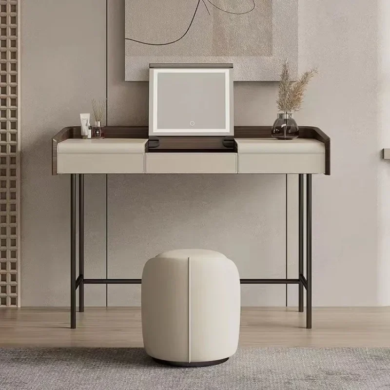 Solid wood dressing table bedroom flip light luxury cream wind advanced sense makeup table Italian minimalist desk integrated
Solid wood dressing table bedroom flip light luxury cream wind advanced sense makeup table Italian minimalist desk integrated