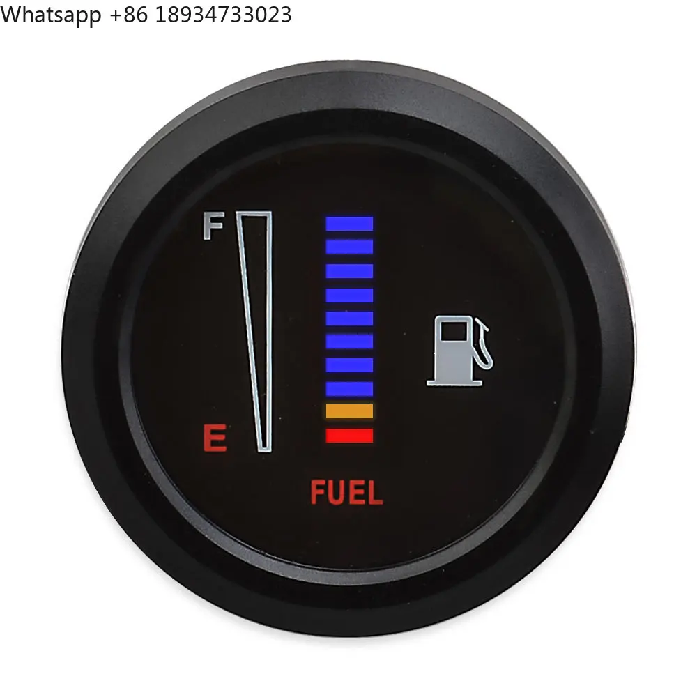 for 12V 24V Ultra-Thin Universal 52mm Auto for Motorcycle Fuel Level Meter Gauge 10 Grid Led Light Display
for 12V 24V Ultra-Thin Universal 52mm Auto for Motorcycle Fuel Level Meter Gauge 10 Grid Led Light Display
