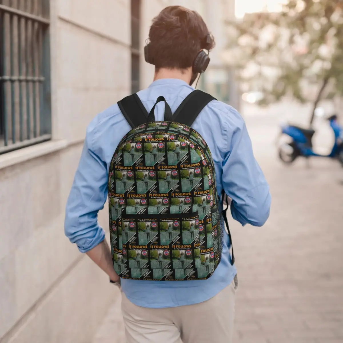 Steelberg Vhs Cover It Follows Backpack Student BookBag Children School Bag Computer Shoulder Bags for Men Women
Steelberg Vhs Cover It Follows Backpack Student BookBag Children School Bag Computer Shoulder Bags for Men Women