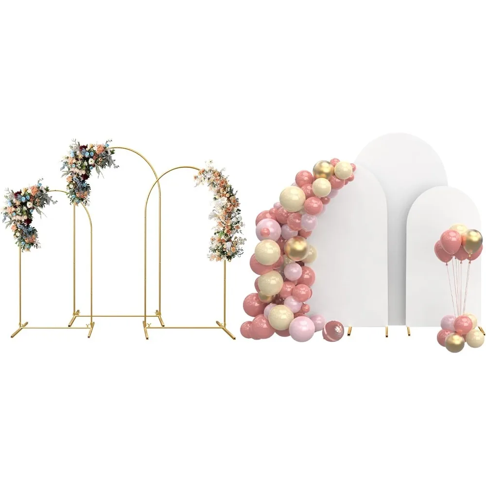 Wedding Arches, Set of 3 Arch Backdrop Stand and Cover Set, Birthday Party Wedding Ceremony Banquet Decoration, Wedding Arches
Wedding Arches, Set of 3 Arch Backdrop Stand and Cover Set, Birthday Party Wedding Ceremony Banquet Decoration, Wedding Arches