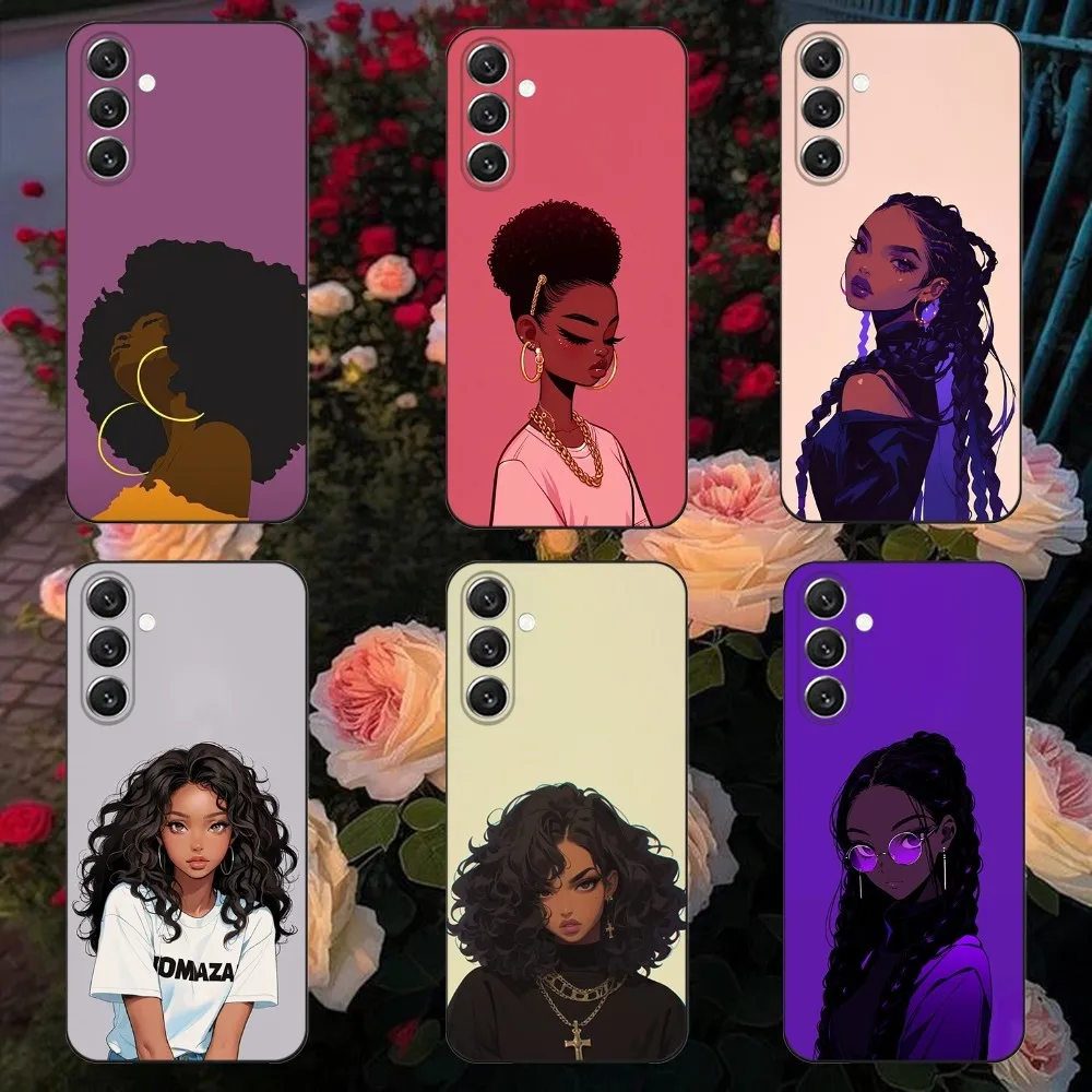 Black Girl Afro Phone Case For Samsung Galaxy A13,A21s,A22,A31,A32,A52,A53,A71,A80,A91 Soft Black Shell
Black Girl Afro Phone Case For Samsung Galaxy A13,A21s,A22,A31,A32,A52,A53,A71,A80,A91 Soft Black Shell