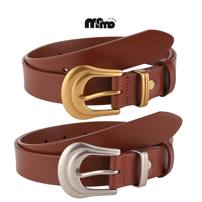New Luxury Genuine Leather Belt for Men&Women Plus Size Gold/Sliver Metal Buckle Waistband Casual Fashion Belts for Jeans Dress
New Luxury Genuine Leather Belt for Men&Women Plus Size Gold/Sliver Metal Buckle Waistband Casual Fashion Belts for Jeans Dress