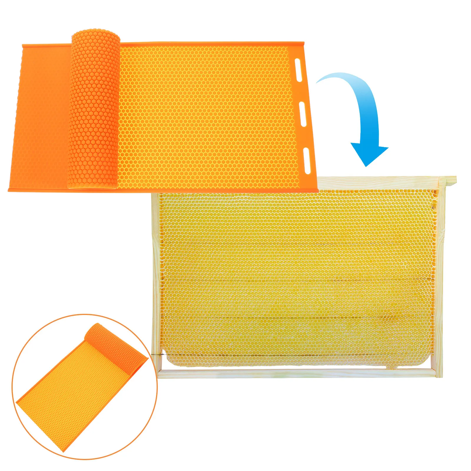 Honeycomb Basic Film Beeswax Sheet Mold Beekeeping Silicone Press Flexible Handmade Mould Orange Smooth Lightweight DIY
Honeycomb Basic Film Beeswax Sheet Mold Beekeeping Silicone Press Flexible Handmade Mould Orange Smooth Lightweight DIY