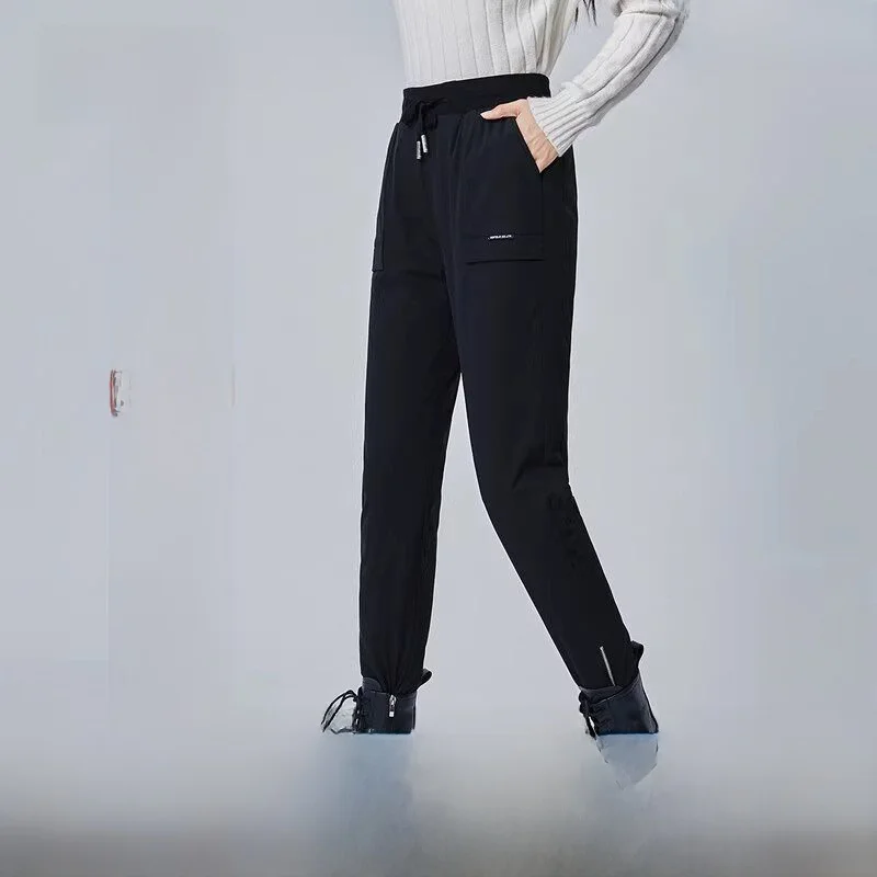 Snow Flng Women's down Trousers Goose down Outdoor Casual Slimming Comfortable Autumn Winter New Sle Workwear Warm Pants
Snow Flng Women's down Trousers Goose down Outdoor Casual Slimming Comfortable Autumn Winter New Sle Workwear Warm Pants