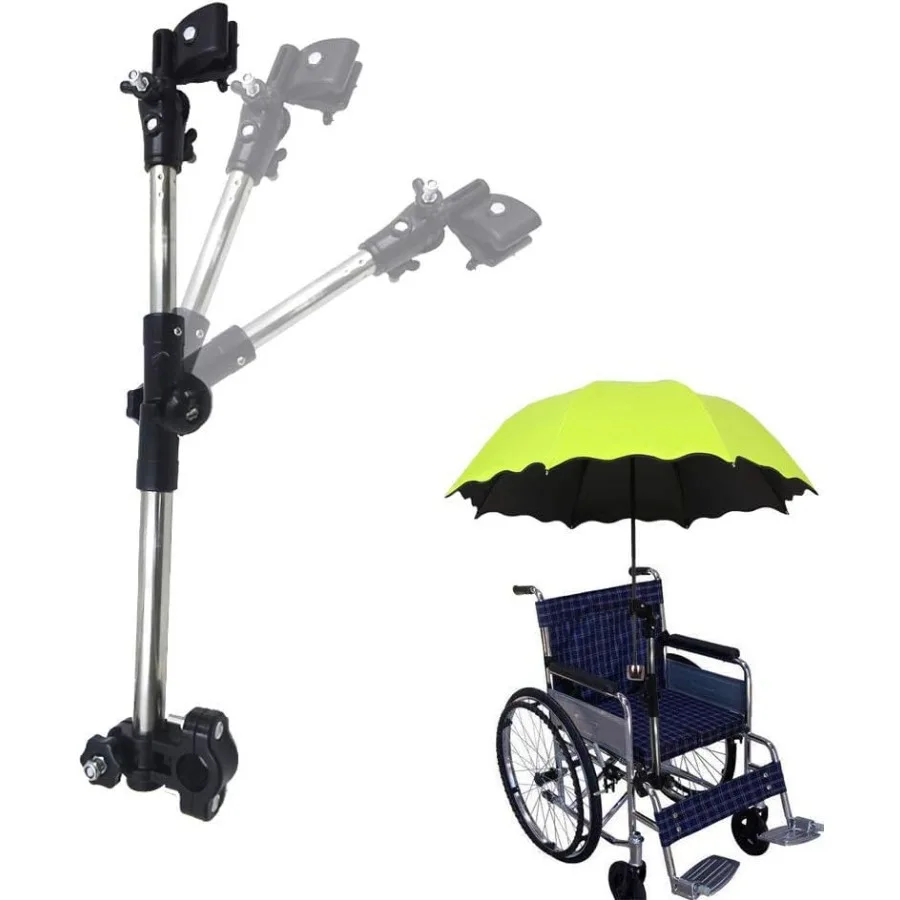 Umbrella Mount, 180° Adjustable Umbrella for Stroller, Hole Diameter 0.8-1.3cm, Umbrella Clamp Bike Umbrella Stretch Mount Stan
Umbrella Mount, 180° Adjustable Umbrella for Stroller, Hole Diameter 0.8-1.3cm, Umbrella Clamp Bike Umbrella Stretch Mount Stan