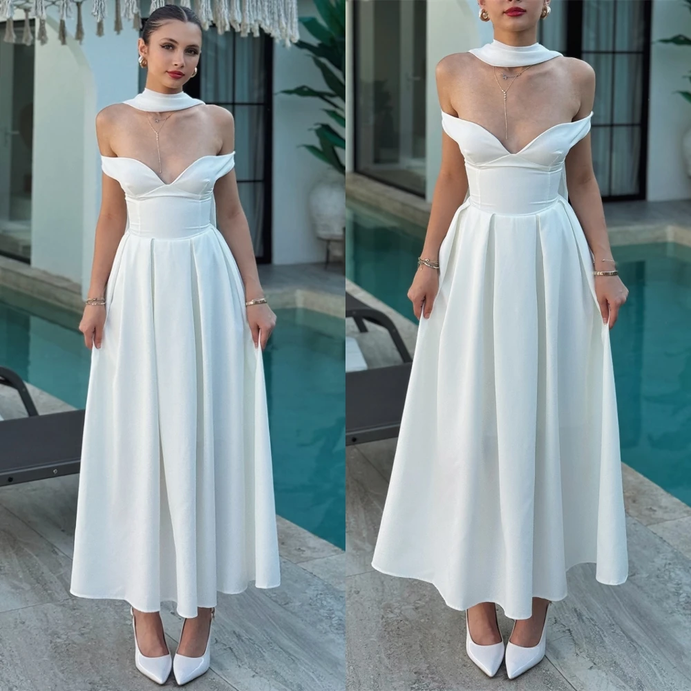 Customized Fashion Boat Neck Evening Dress and Exquisite Satin Special Occasion Gowns and Delicate Short Sleeves Party Dresses
Customized Fashion Boat Neck Evening Dress and Exquisite Satin Special Occasion Gowns and Delicate Short Sleeves Party Dresses
