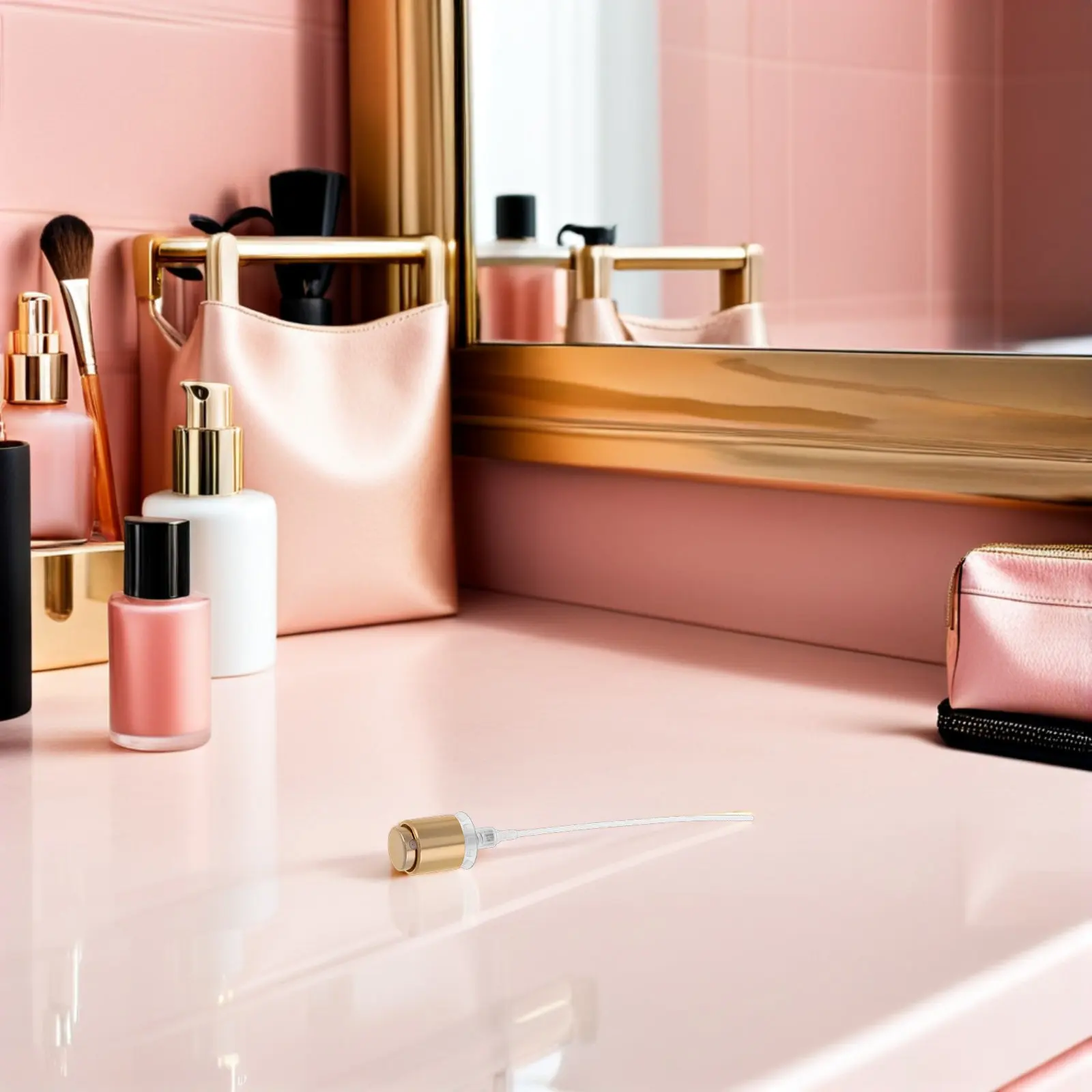 Набор из 12 сменных пластиковых распылителей для парфюма с золотым дизайном для точного распыления аромата, для ежедневного использования, долговечные
Набор из 12 сменных пластиковых распылителей для парфюма с золотым дизайном для точного распыления аромата, для ежедневного использования, долговечные