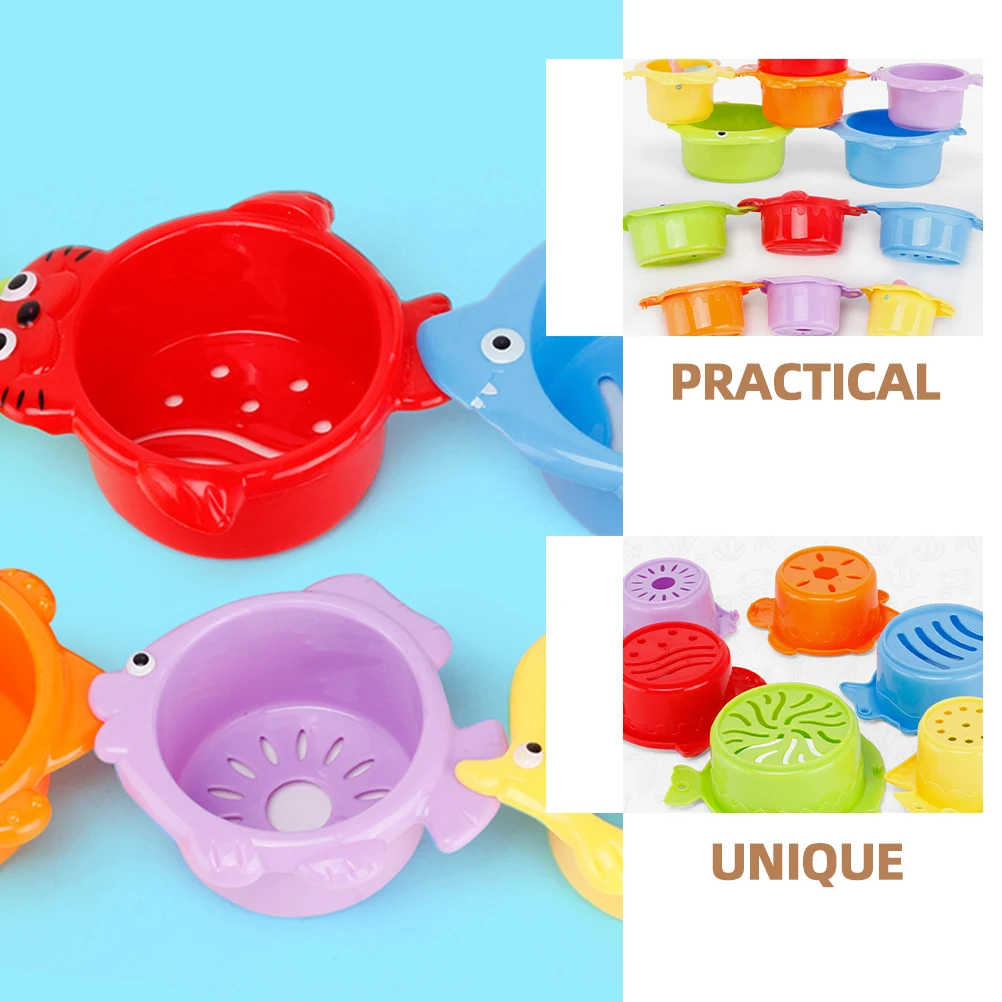 6pcs Stacking Cups Colorful Nesting Bath Toys for Kids Toddlers Baby Floating Play Set Plastic
6pcs Stacking Cups Colorful Nesting Bath Toys for Kids Toddlers Baby Floating Play Set Plastic