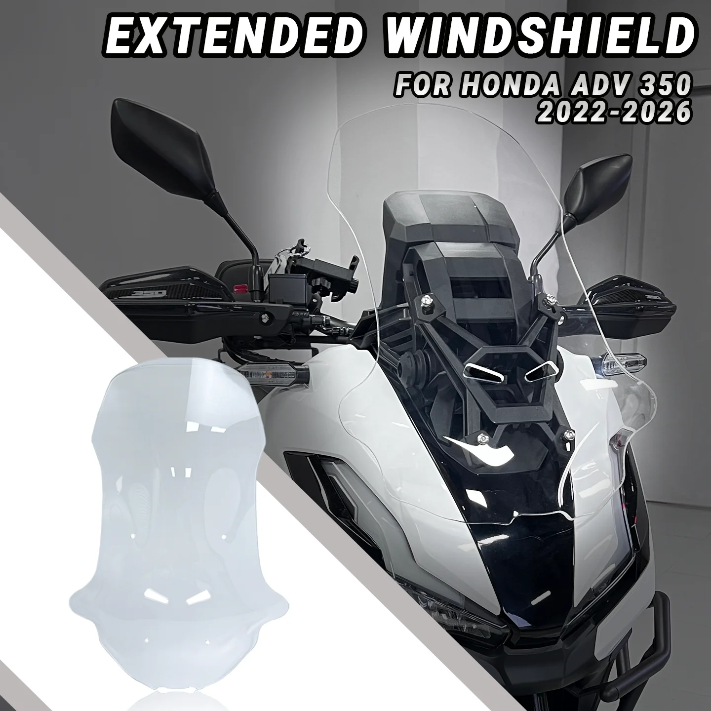 ADV350 Front Windshield For HONDA ADV 350 Motorcycle Windshield Wind Deflector Visor Fairing adv350 Windshield Deflector 2022-26
ADV350 Front Windshield For HONDA ADV 350 Motorcycle Windshield Wind Deflector Visor Fairing adv350 Windshield Deflector 2022-26
