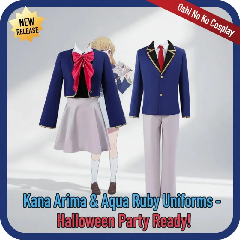☎UWAWA Anime Oshi No Ko Kana Arima Cosplay Costume Wig Jacket Skirt Set B-Komachi Halloween Outfit for Women☎
☎UWAWA Anime Oshi No Ko Kana Arima Cosplay Costume Wig Jacket Skirt Set B-Komachi Halloween Outfit for Women☎