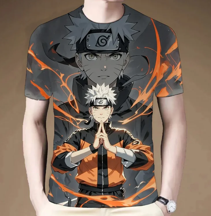 Trendy Naruto Collaboration T-Shirt Sasuke, Pain, Kakashi, Large Size, Ins-style Trendy Student Short Sleeve
Trendy Naruto Collaboration T-Shirt Sasuke, Pain, Kakashi, Large Size, Ins-style Trendy Student Short Sleeve