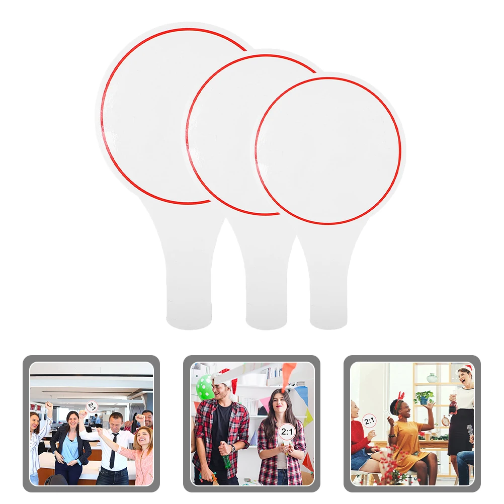 3 Pcs Scoreboard Erasable Classroom Hand Display Paddle Stick Locker Handheld White Auction Paddles Student
3 Pcs Scoreboard Erasable Classroom Hand Display Paddle Stick Locker Handheld White Auction Paddles Student