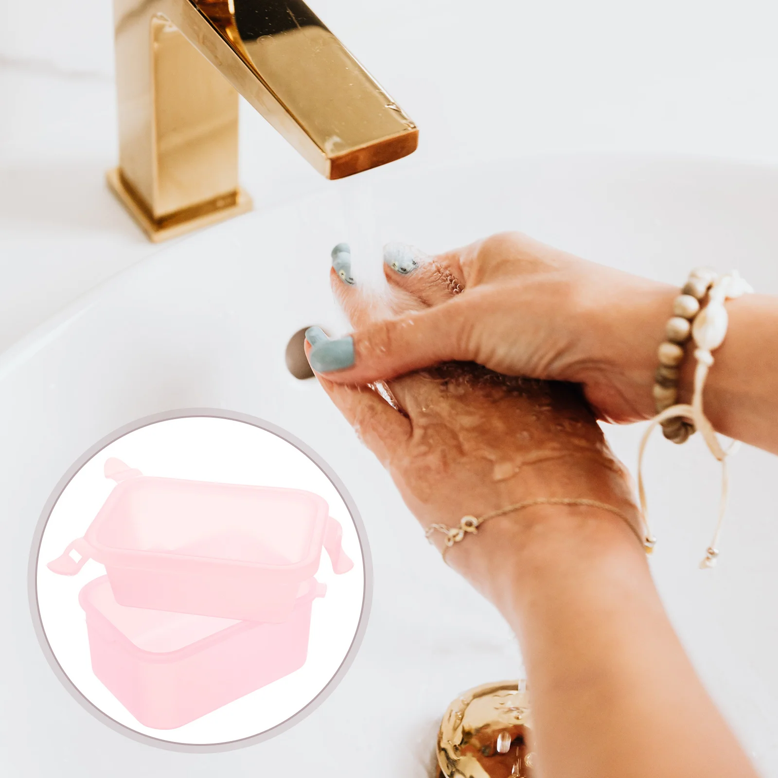 2Pcs Double Layer Manicure Soak Off Bowl Nail Art Supplies for Professional and Home Use Nail Soaking Bowl Hand Soaking Bowls
2Pcs Double Layer Manicure Soak Off Bowl Nail Art Supplies for Professional and Home Use Nail Soaking Bowl Hand Soaking Bowls