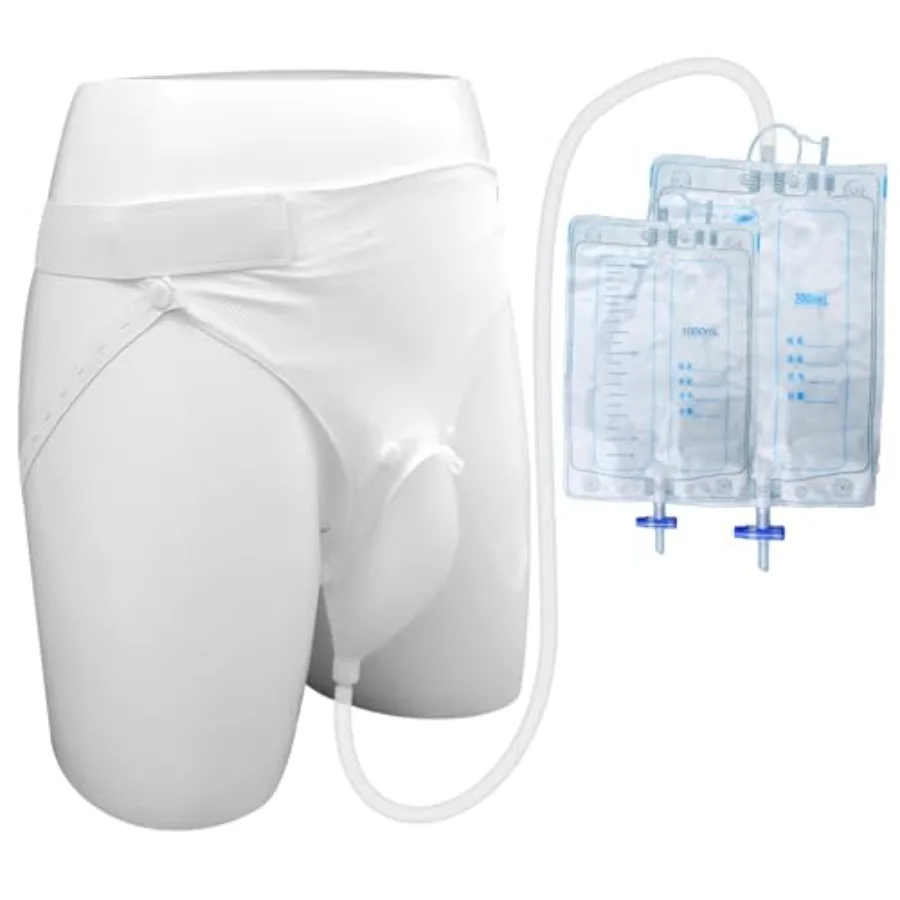 Wearable Urine Pot for Men Elderly, Silicone Ventilated Urine Collector, Reusable Urine Bag Collector, Portable Urine Collectio
Wearable Urine Pot for Men Elderly, Silicone Ventilated Urine Collector, Reusable Urine Bag Collector, Portable Urine Collectio