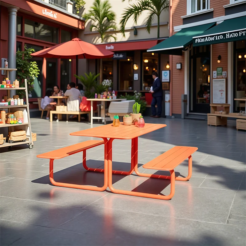 *Outdoor Aluminum Alloy One-Piece Table and Chair Set for Courtyard Terrace Park Restaurant for Milk Tea Coffee Serving
*Outdoor Aluminum Alloy One-Piece Table and Chair Set for Courtyard Terrace Park Restaurant for Milk Tea Coffee Serving