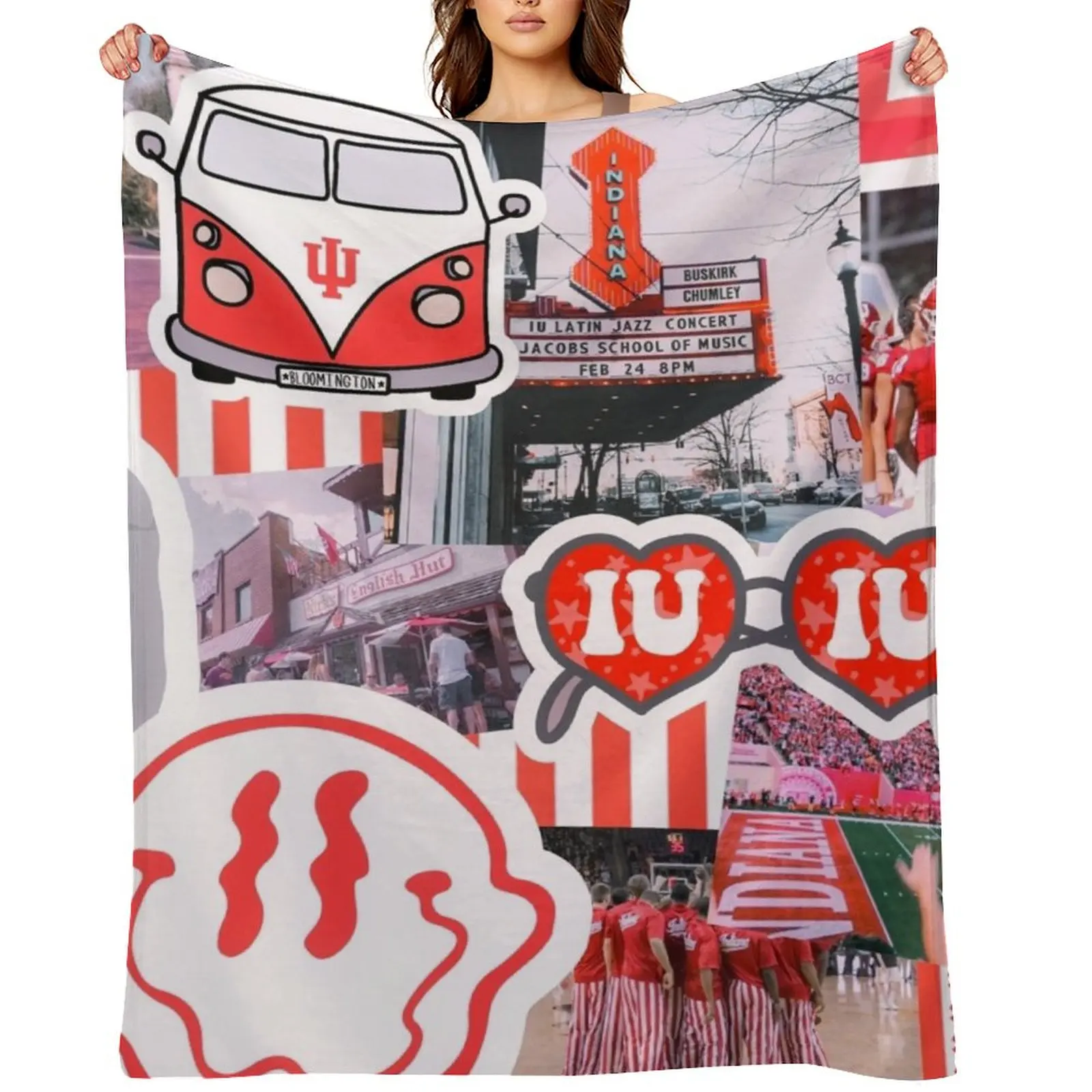 Indiana University Collage Throw Blanket Decorative Sofas Shaggy Decoratives Decorative Throw Blankets
Indiana University Collage Throw Blanket Decorative Sofas Shaggy Decoratives Decorative Throw Blankets