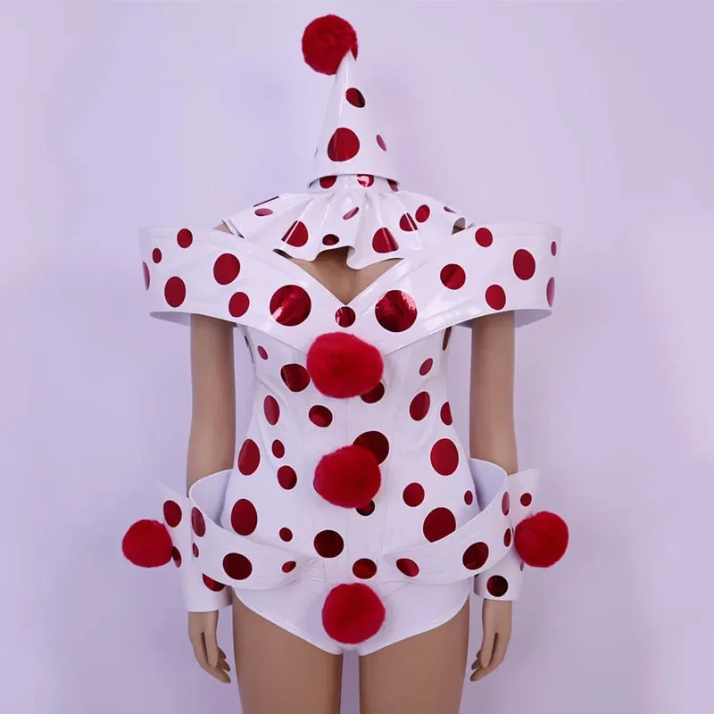 Carnival Halloween Costume Red Dot Poker Bodysuit Women Fancy Gogo Dancer Clothes Nightclub Bar Party Show Festival Outfit yj269
Carnival Halloween Costume Red Dot Poker Bodysuit Women Fancy Gogo Dancer Clothes Nightclub Bar Party Show Festival Outfit yj269