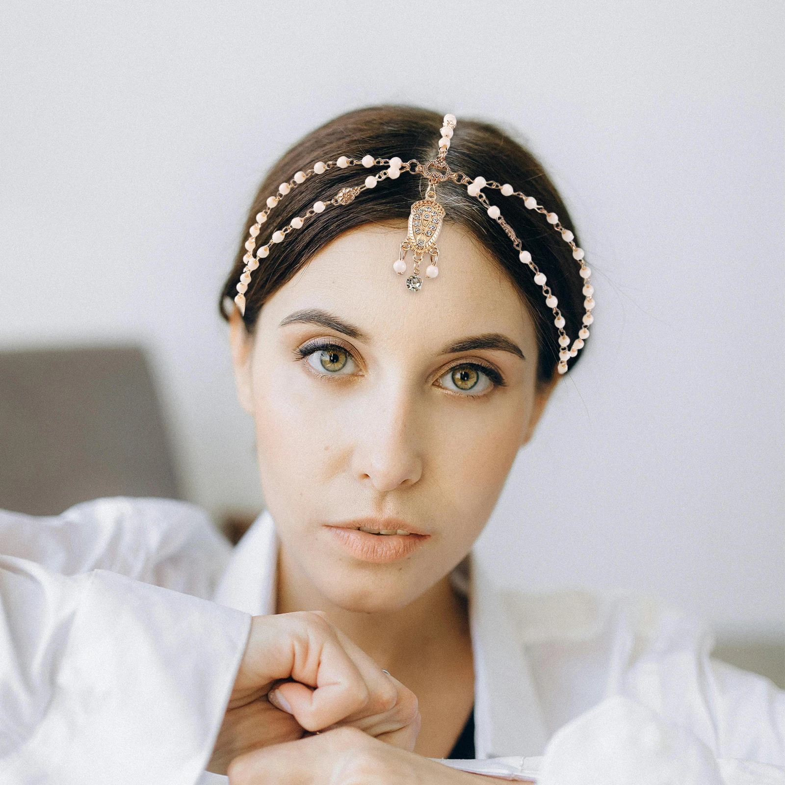 2 Pcs Retro Pearl Headdress Boho Festival Headband Metal Hair Accessories for Prom
2 Pcs Retro Pearl Headdress Boho Festival Headband Metal Hair Accessories for Prom