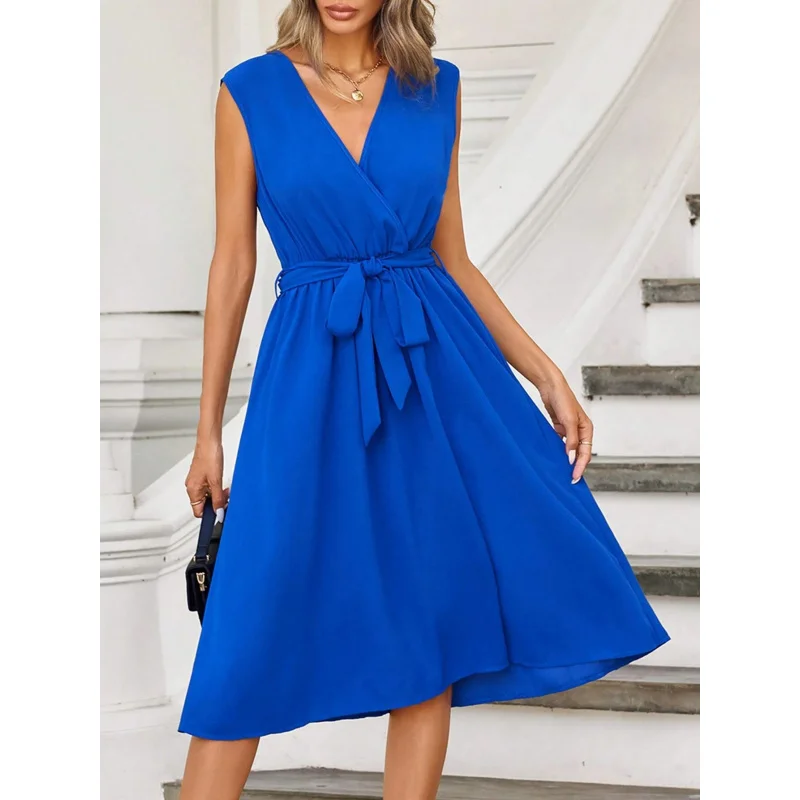 YQ1-insNew woven fabric with elegant temperamentVTie-neck Waist Cinching Heightening ConcealingADress with Hem
YQ1-insNew woven fabric with elegant temperamentVTie-neck Waist Cinching Heightening ConcealingADress with Hem