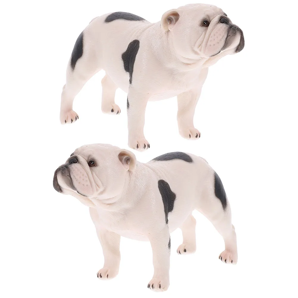 2Pcs Realistic Bulldog Statue Decorative Puppy Ornament For Home Office Desktop Toy Plastic Figurines Gift
2Pcs Realistic Bulldog Statue Decorative Puppy Ornament For Home Office Desktop Toy Plastic Figurines Gift