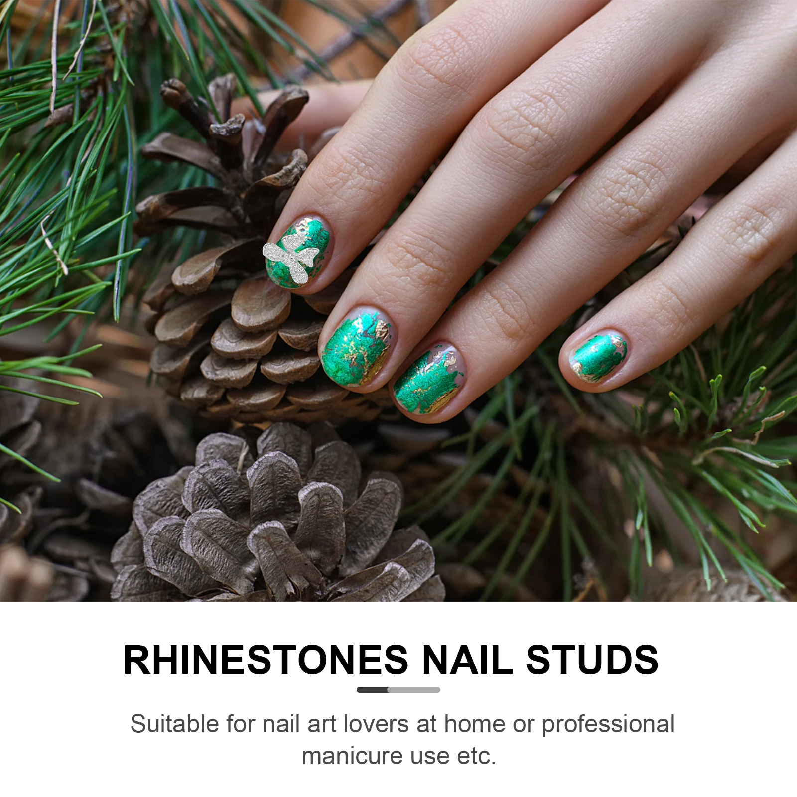 5Pcs Nail Art Stickers Rhinestone Studs Elegant Decorative Effects Unique DIY Manicure Accessories for Home Professional Use
5Pcs Nail Art Stickers Rhinestone Studs Elegant Decorative Effects Unique DIY Manicure Accessories for Home Professional Use