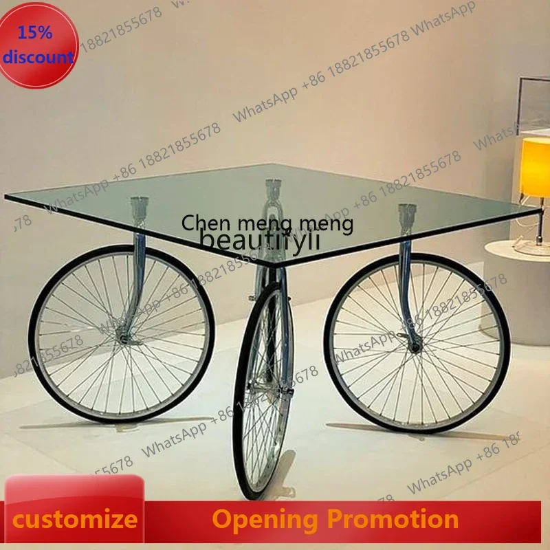 S7486 ss Nordic Modern Designer Creative Transparent Glass Tea Table Leisure Living Room Dining Table Model Room Wheel Tea Table
S7486 ss Nordic Modern Designer Creative Transparent Glass Tea Table Leisure Living Room Dining Table Model Room Wheel Tea Table