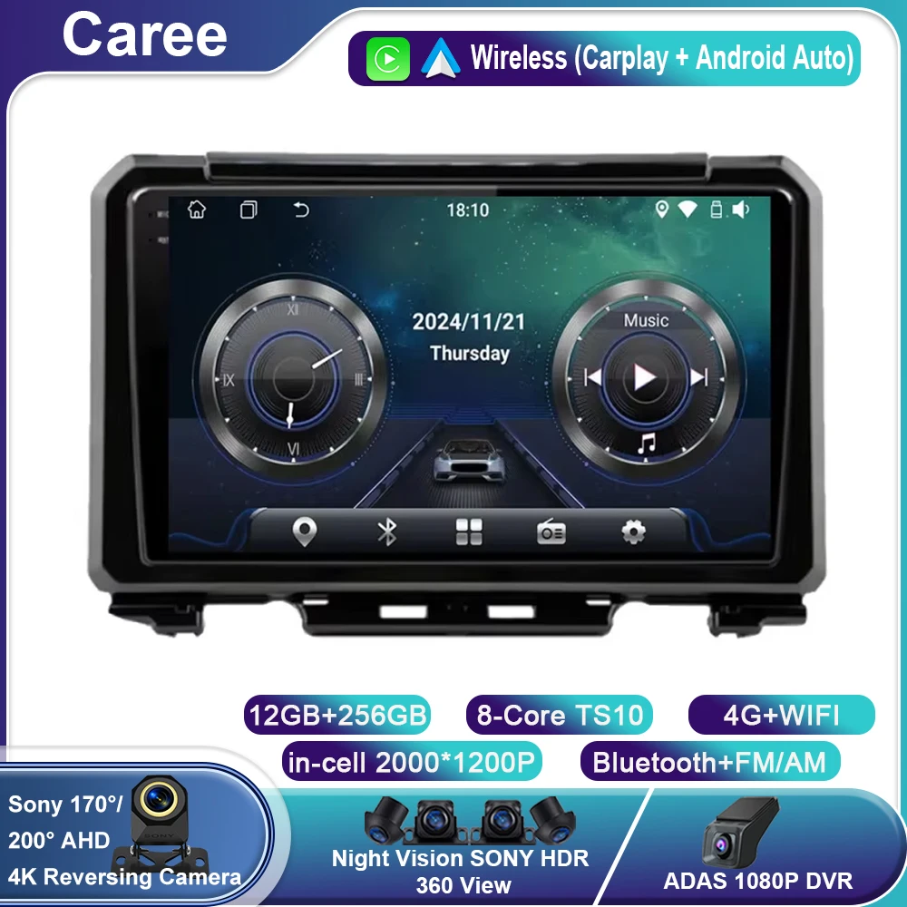 Car Android For Suzuki Jimny 2018 2019 2020 Car Radio Multimedia Stereo Video Player GPS Navigation BT Carplay Auto DSP No 2Din
Car Android For Suzuki Jimny 2018 2019 2020 Car Radio Multimedia Stereo Video Player GPS Navigation BT Carplay Auto DSP No 2Din
