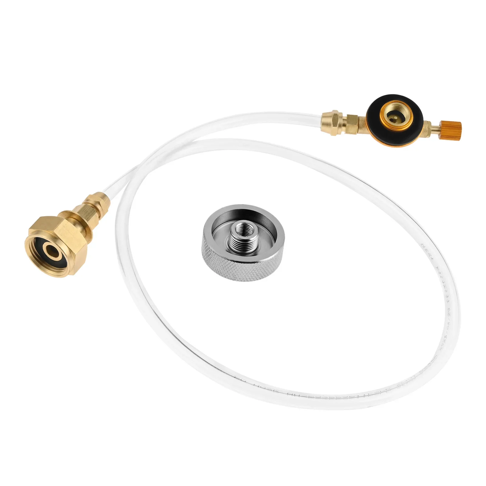 Camping Gas OD Can Gas Adapter LPG Hose 70cm European Gas Flat Tank Connector Outlet Charging Valve German Standard Fittings
Camping Gas OD Can Gas Adapter LPG Hose 70cm European Gas Flat Tank Connector Outlet Charging Valve German Standard Fittings