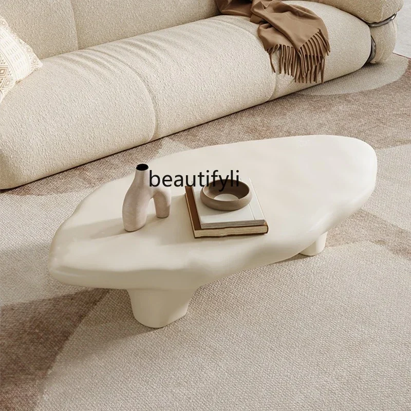 V Wabi Sand wind pebble coffee table living room low table designer special-shaped creative medieval coffee tableAA 
V Wabi Sand wind pebble coffee table living room low table designer special-shaped creative medieval coffee tableAA