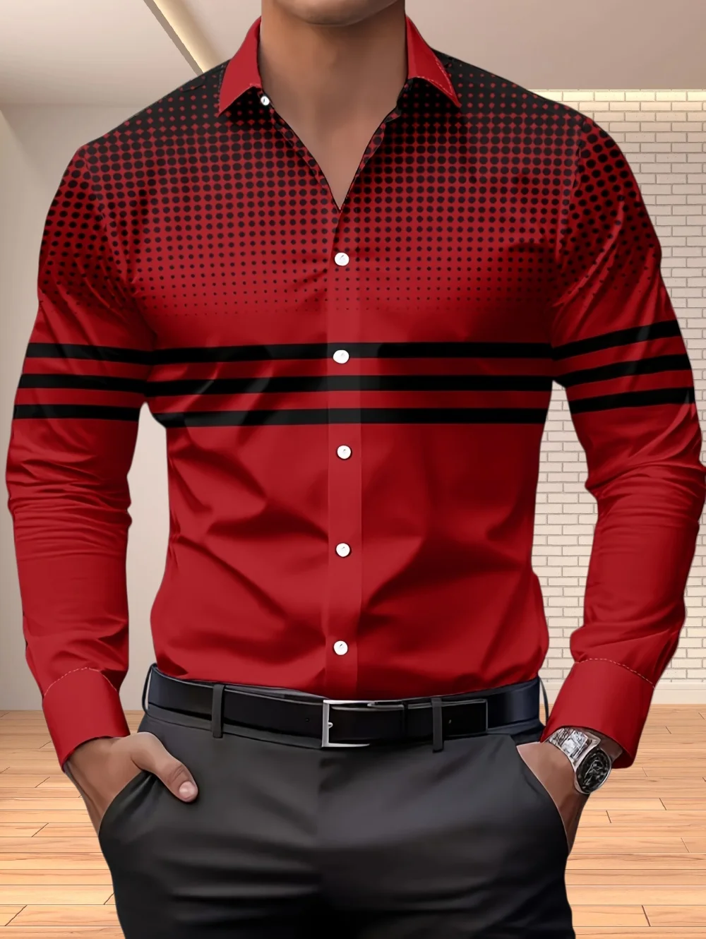 Men's Classic Striped Long Sleeved Shirt Spring and Autumn 3D Print Beach Pool Party Stylish Shirts Casual Loose Male's Clothing
Men's Classic Striped Long Sleeved Shirt Spring and Autumn 3D Print Beach Pool Party Stylish Shirts Casual Loose Male's Clothing