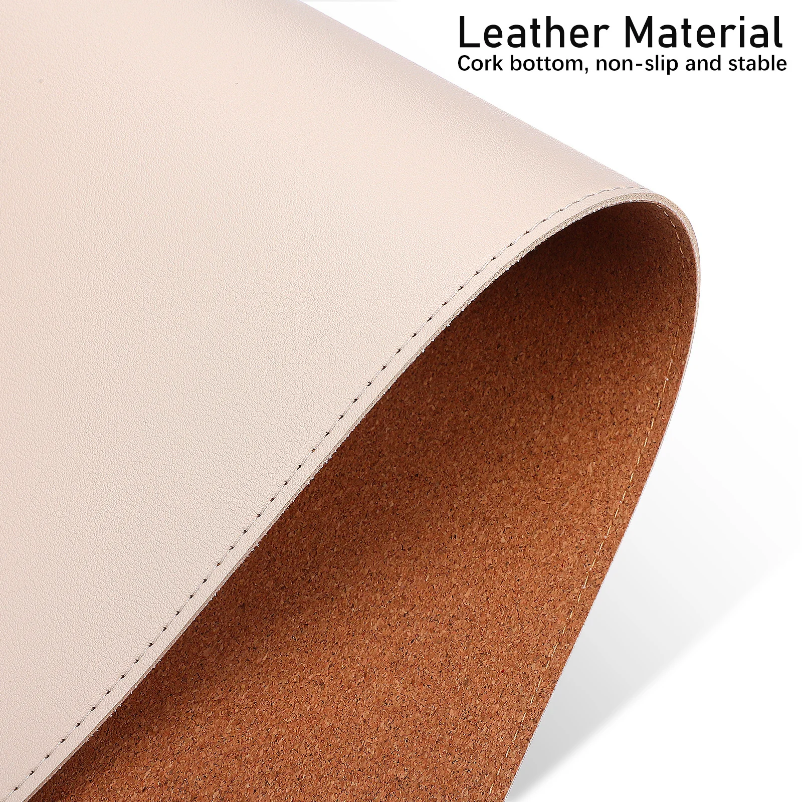 Comfortable Desk Pad Large Mouse Mat Non Slip Keyboard Strap Portable Table Protector Mat Computer Pad