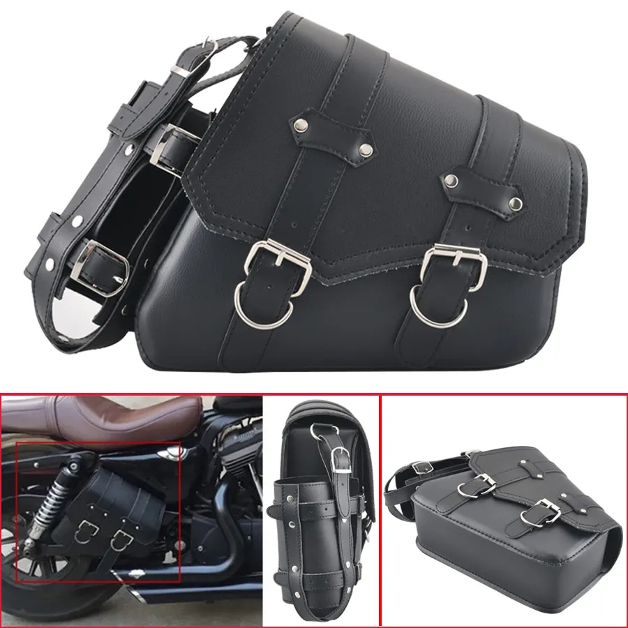 Универсальная мотоциклетная боковая седельная сумка из искусственной кожи, сумка для инструментов, сумка для багажа для Harley Sportster XL883 XL1200 Honda Yamaha Kawasaki
Универсальная мотоциклетная боковая седельная сумка из искусственной кожи, сумка для инструментов, сумка для багажа для Harley Sportster XL883 XL1200 Honda Yamaha Kawasaki