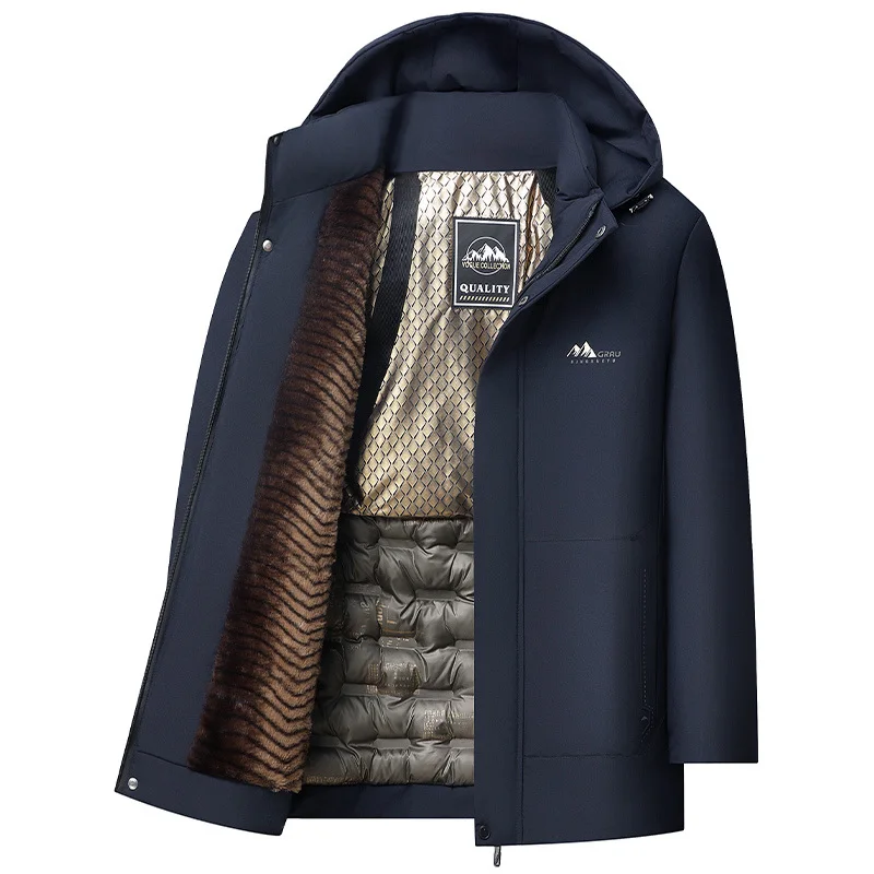 Thick Winter Jacket Men Warm Hat Detachable Outdoor Puffer Jacket Brand Mens Autumn Windproof Outwear Male Casual Down Jacket
Thick Winter Jacket Men Warm Hat Detachable Outdoor Puffer Jacket Brand Mens Autumn Windproof Outwear Male Casual Down Jacket
