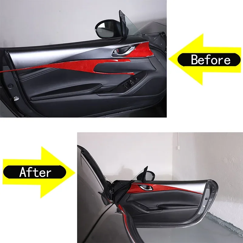 2Pcs Soft Carbon Fiber For Mazda MX-5 2016-2025+ Car Inner Door Handle Frame Sticker Decoration Cover Car Accessories
2Pcs Soft Carbon Fiber For Mazda MX-5 2016-2025+ Car Inner Door Handle Frame Sticker Decoration Cover Car Accessories