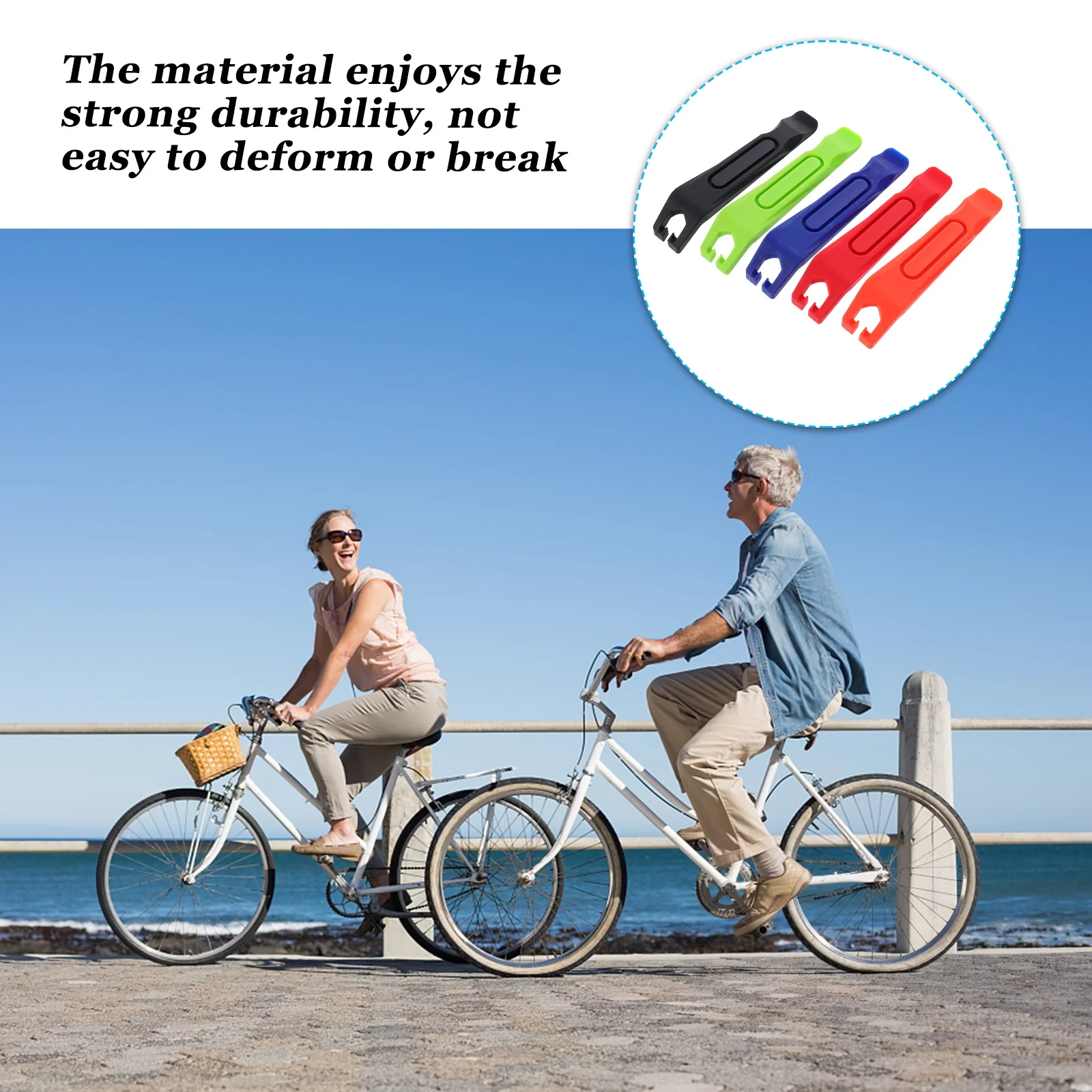 5pcs Tire Levers Bike Repair Tool Durable Plastic Pry Bar For Outer Tire Removal Lever Easy To Use Non-Damage Rim Safe
5pcs Tire Levers Bike Repair Tool Durable Plastic Pry Bar For Outer Tire Removal Lever Easy To Use Non-Damage Rim Safe