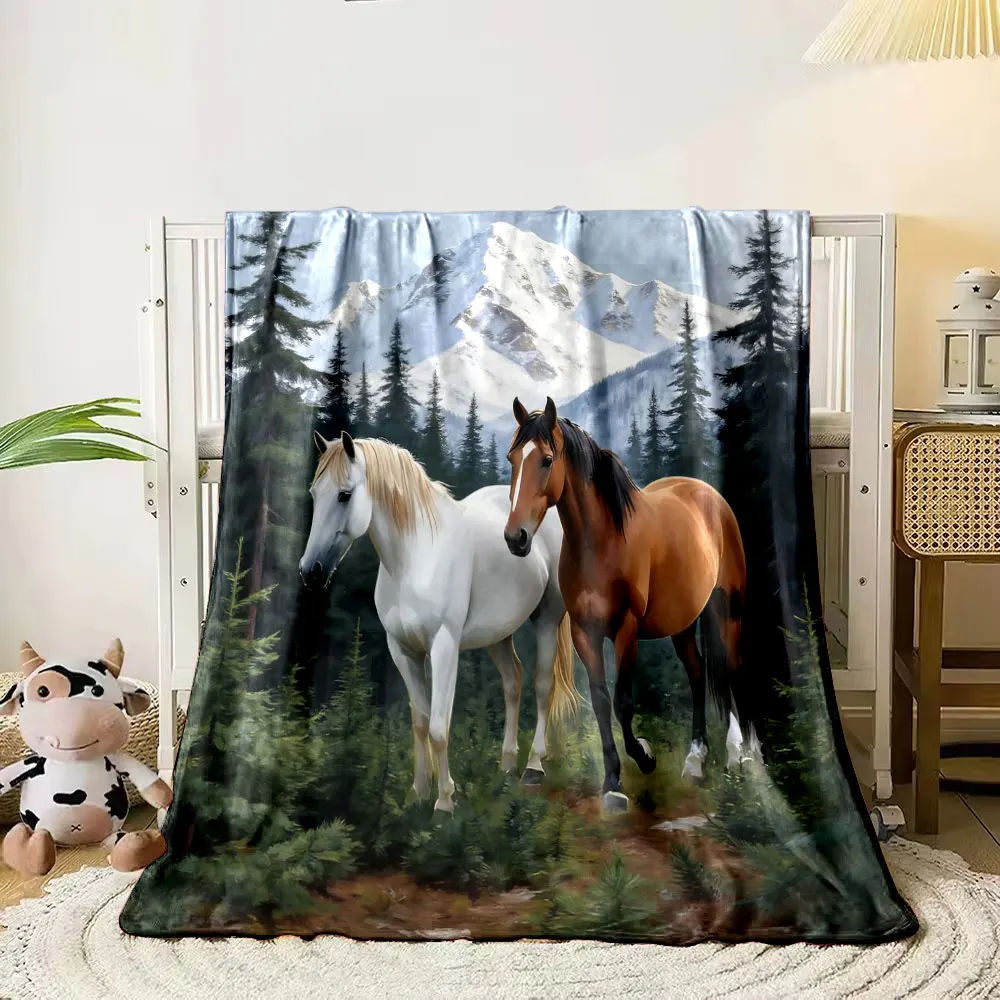 Multi-Size The Romance of Two Horses Print Blanket Flannel Soft Comfort Home Travel Blanket Kids Warm Blanket Picnic
Multi-Size The Romance of Two Horses Print Blanket Flannel Soft Comfort Home Travel Blanket Kids Warm Blanket Picnic