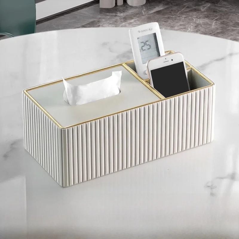 Modern Minimalist Living Room Tissue Box High End Luxury Stripe Creative Tea Table Remote Control Storage Box Household Organ...
Modern Minimalist Living Room Tissue Box High End Luxury Stripe Creative Tea Table Remote Control Storage Box Household Organ...