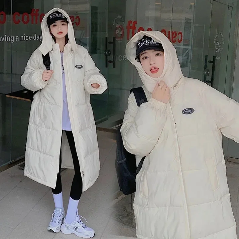 Women Winter Klein Blue Jacket Mid-Length Hooded Cotton Coat Women Winter Parkas Korean Loose Warm Thicken Down Jacket
Women Winter Klein Blue Jacket Mid-Length Hooded Cotton Coat Women Winter Parkas Korean Loose Warm Thicken Down Jacket