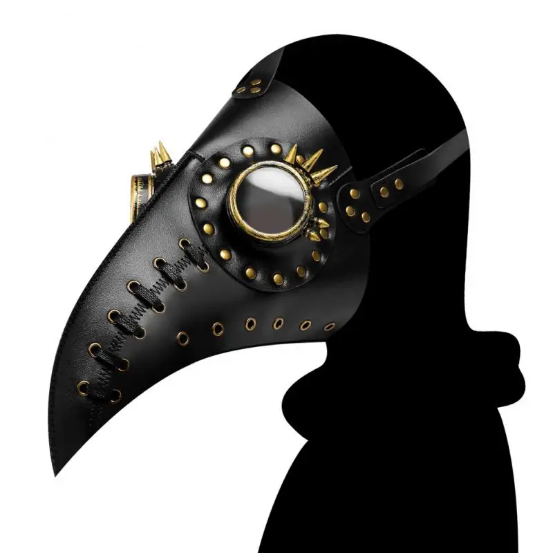 Искусственная кожа Pu Bird Plague Doctor Cos головной убор унисекс очки с заклепками для ногтей декоративные стимпанк длинная маска клюва головной убор на Хэллоуин
Искусственная кожа Pu Bird Plague Doctor Cos головной убор унисекс очки с заклепками для ногтей декоративные стимпанк длинная маска клюва головной убор на Хэллоуин