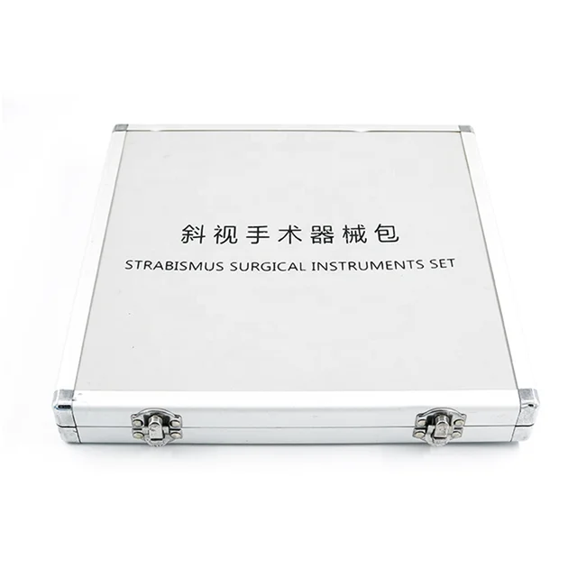 24 Pcs Stainless Steel Strabismus Surgical Instrument Set
24 Pcs Stainless Steel Strabismus Surgical Instrument Set