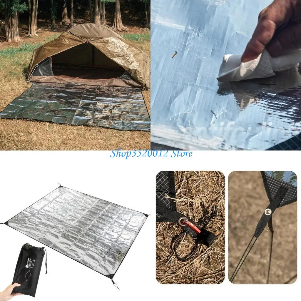 27RD Double Side Aluminum Foil Foams Pad Waterproofs Camping Picnics Mat Sleep Tent Pad for Outdoor Camping Hiking Picnics
27RD Double Side Aluminum Foil Foams Pad Waterproofs Camping Picnics Mat Sleep Tent Pad for Outdoor Camping Hiking Picnics