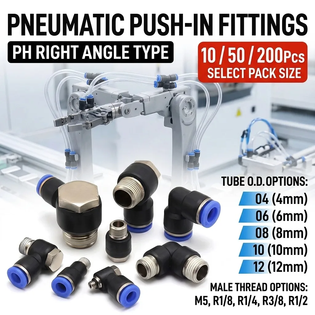 10/50/200Pcs PH External Hexagonal Thread Straight Through BSPT Pneumatic Fitting-1/8" 1/4 3/8 1/2 for Air Hose Tube Connectors
10/50/200Pcs PH External Hexagonal Thread Straight Through BSPT Pneumatic Fitting-1/8" 1/4 3/8 1/2 for Air Hose Tube Connectors