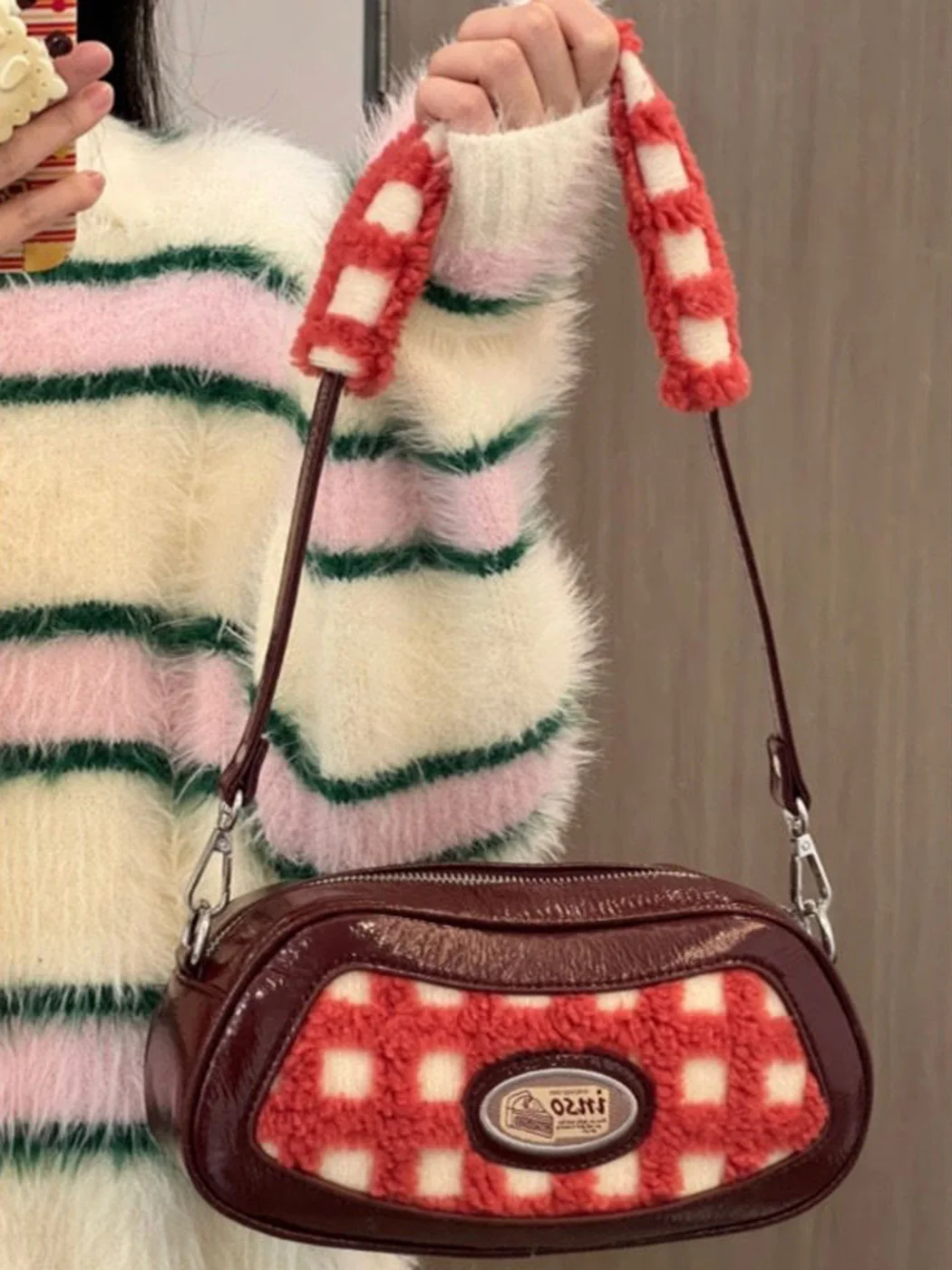 JIAERDI Vintage Red Shoulder Bag Women New Retro Hot Girls Patchwork Zipper Underarm Bag Female Harajuku Aesthetic Y2k Handbag
JIAERDI Vintage Red Shoulder Bag Women New Retro Hot Girls Patchwork Zipper Underarm Bag Female Harajuku Aesthetic Y2k Handbag