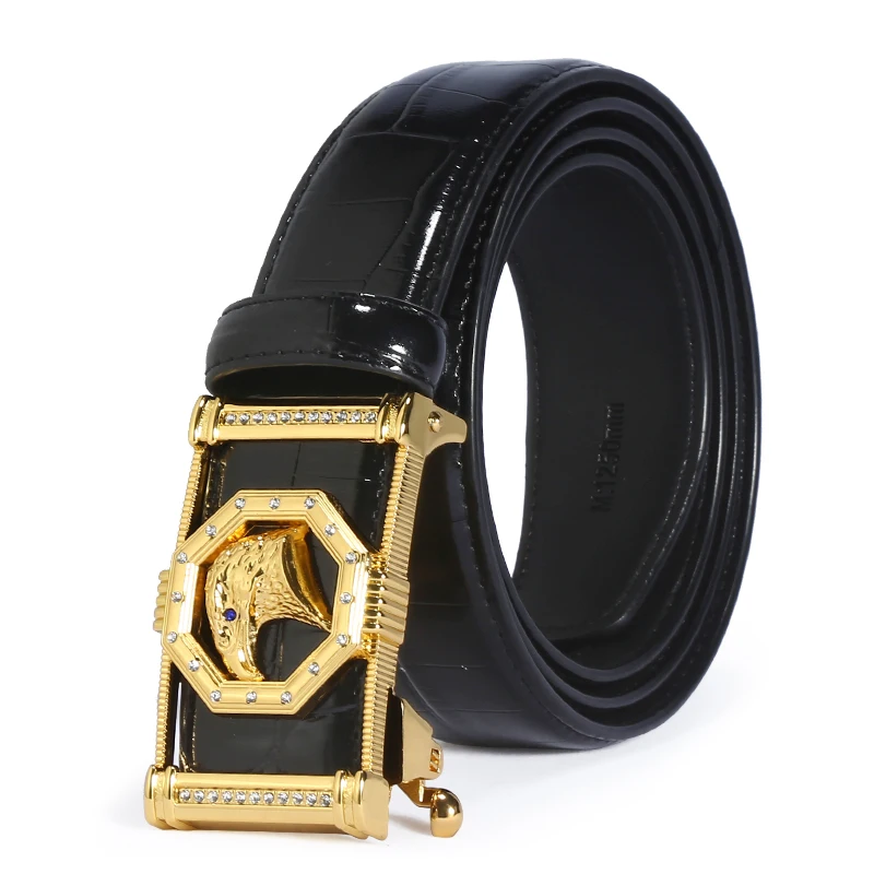 Men Leather Belt Metal Automatic Buckle Brand High Quality Luxury Belts for Men Famous Work Business Black Brown Cowskin
Men Leather Belt Metal Automatic Buckle Brand High Quality Luxury Belts for Men Famous Work Business Black Brown Cowskin