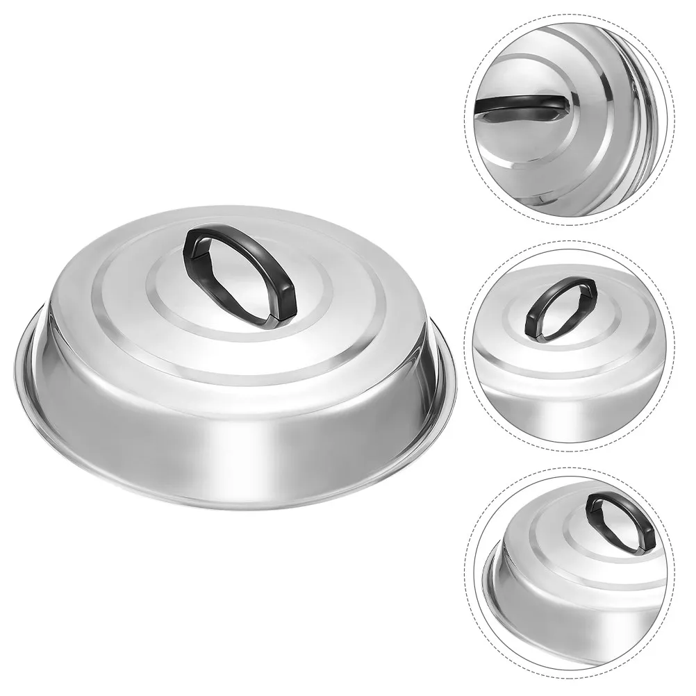 40cm Round Metal Pot Lid Stainless Steel Universal Cover for Frying Pans Steam Cookware Replacement Kitchen Accessory
40cm Round Metal Pot Lid Stainless Steel Universal Cover for Frying Pans Steam Cookware Replacement Kitchen Accessory