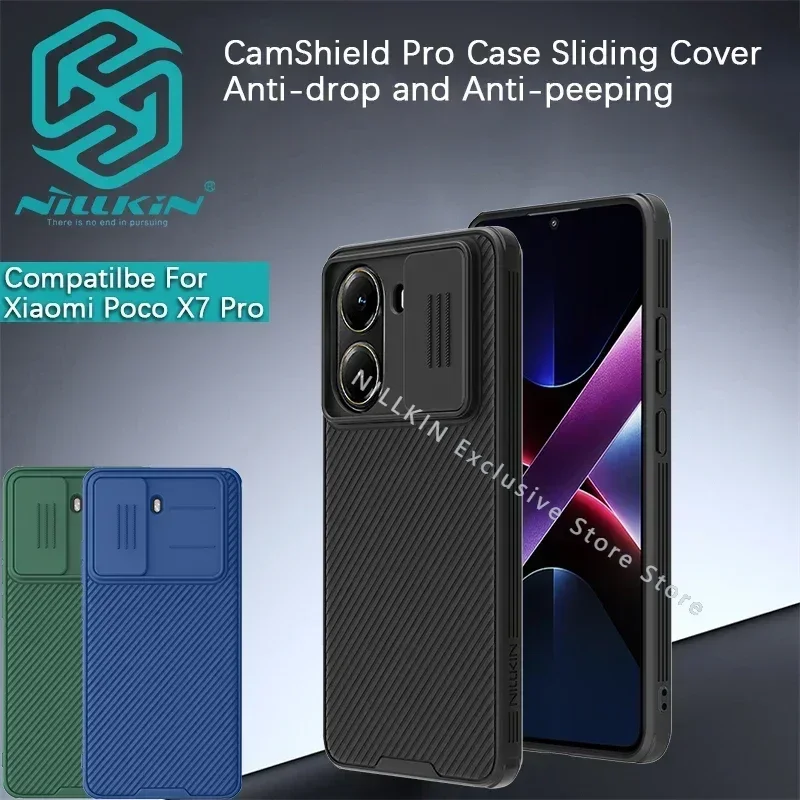 Чехол Nillkin для Xiaomi Poco X7 Pro, чехол CamShield Pro, слайд-крышка для объектива, жесткий противоударный чехол для телефона
Чехол Nillkin для Xiaomi Poco X7 Pro, чехол CamShield Pro, слайд-крышка для объектива, жесткий противоударный чехол для телефона