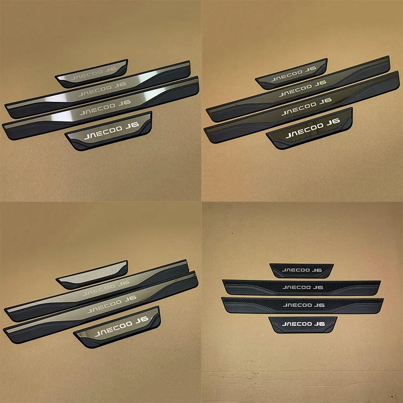 For CHERY JAECOO 6 J6 2023-2025 Stainless Steel Plastic Door Sill Cover Kick Scuff Plate Protector Trims Guard Pedal Accessories
For CHERY JAECOO 6 J6 2023-2025 Stainless Steel Plastic Door Sill Cover Kick Scuff Plate Protector Trims Guard Pedal Accessories